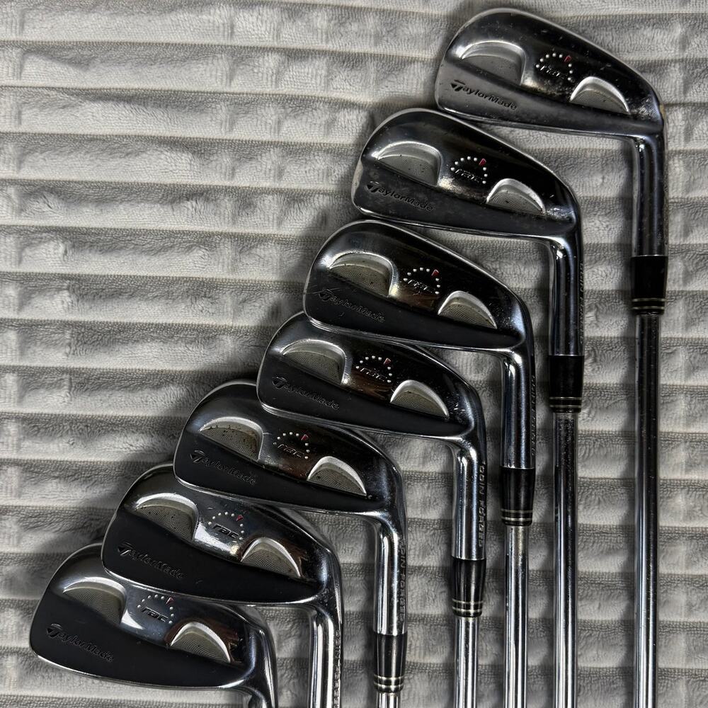 TaylorMade RAC Golf Irons 3 4 5 6 7 8 9 No PW Right Handed Rifle 6.0 Shaft